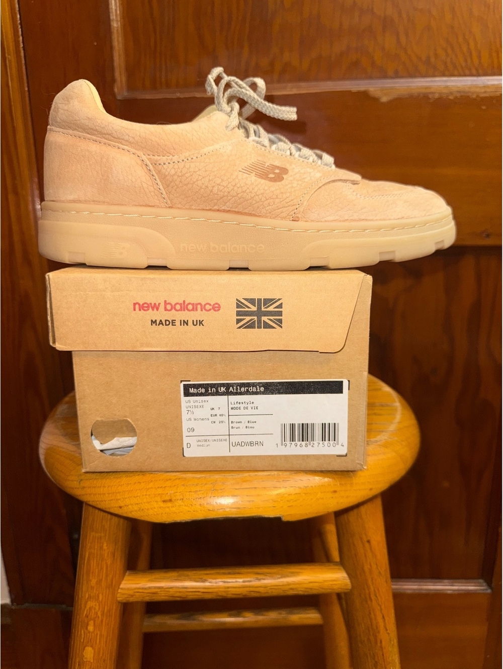 New Balance Made in UK Allerdale UADWBRN Brown/Blue US W9 UK 7